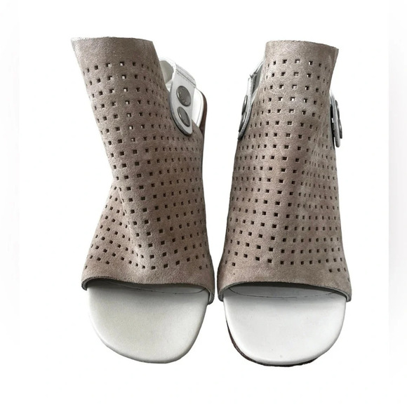 Rag and Bone suede lasercut accent sling back bootie pump sandals size 8… - Picture 4 of 9